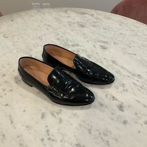 J Crew Black Loafer Sz 8.5